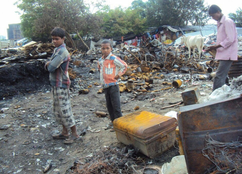 Disaster Strikes Rag Picker Project: Fire Destroys School
