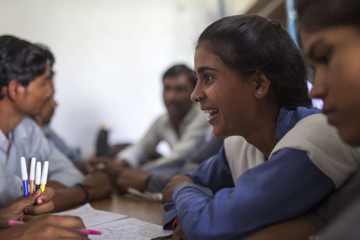 Children participating in an IDS-supported community programme